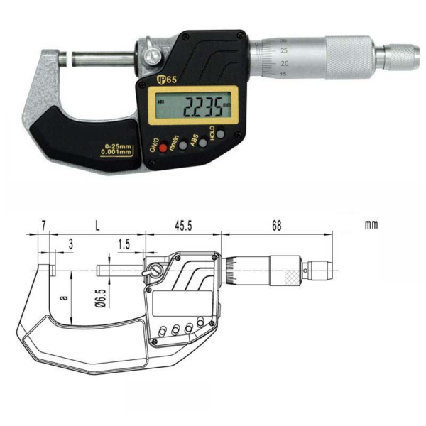 ip 67 mikrometre